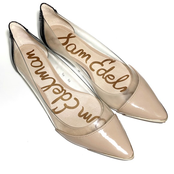 sam edelman clear shoes